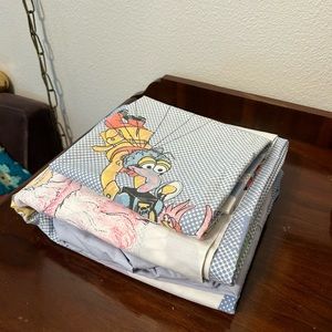 vintage Muppets twin size bed sheet set